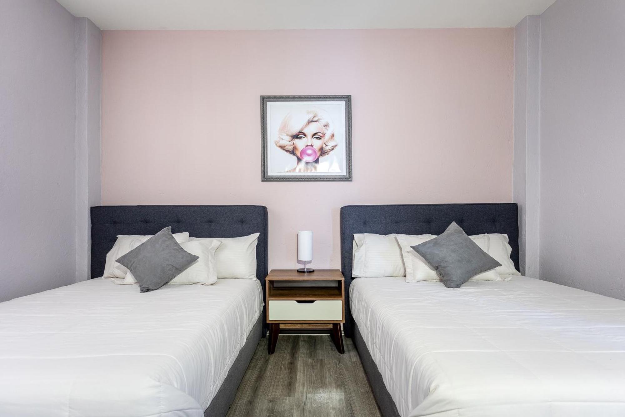 Roma Norte 2br - Parking Sleeps 6 -great Wifi Appartement *