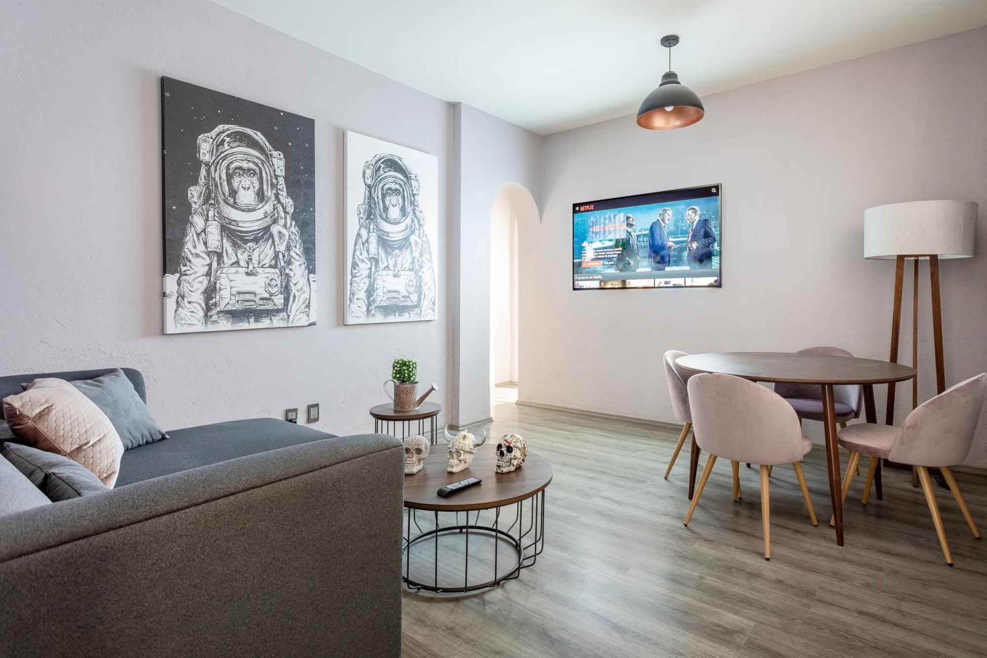 Appartement Roma Norte 2br - Parking Sleeps 6 -great Wifi Mexico